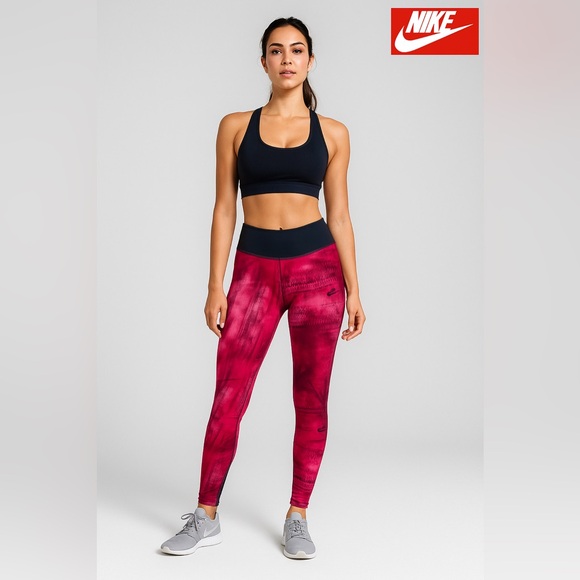 Nike Pants - Nike Dri-Fit Women’s Watercolor Style Yoga & Training Leggings